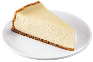 picture of a plain cheese cake