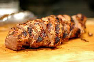 picture of our pork tenderlion grilled then sliced