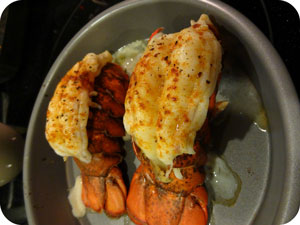 picture of our baked lobster tail