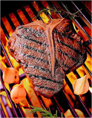 picture of a porterhouse T bone